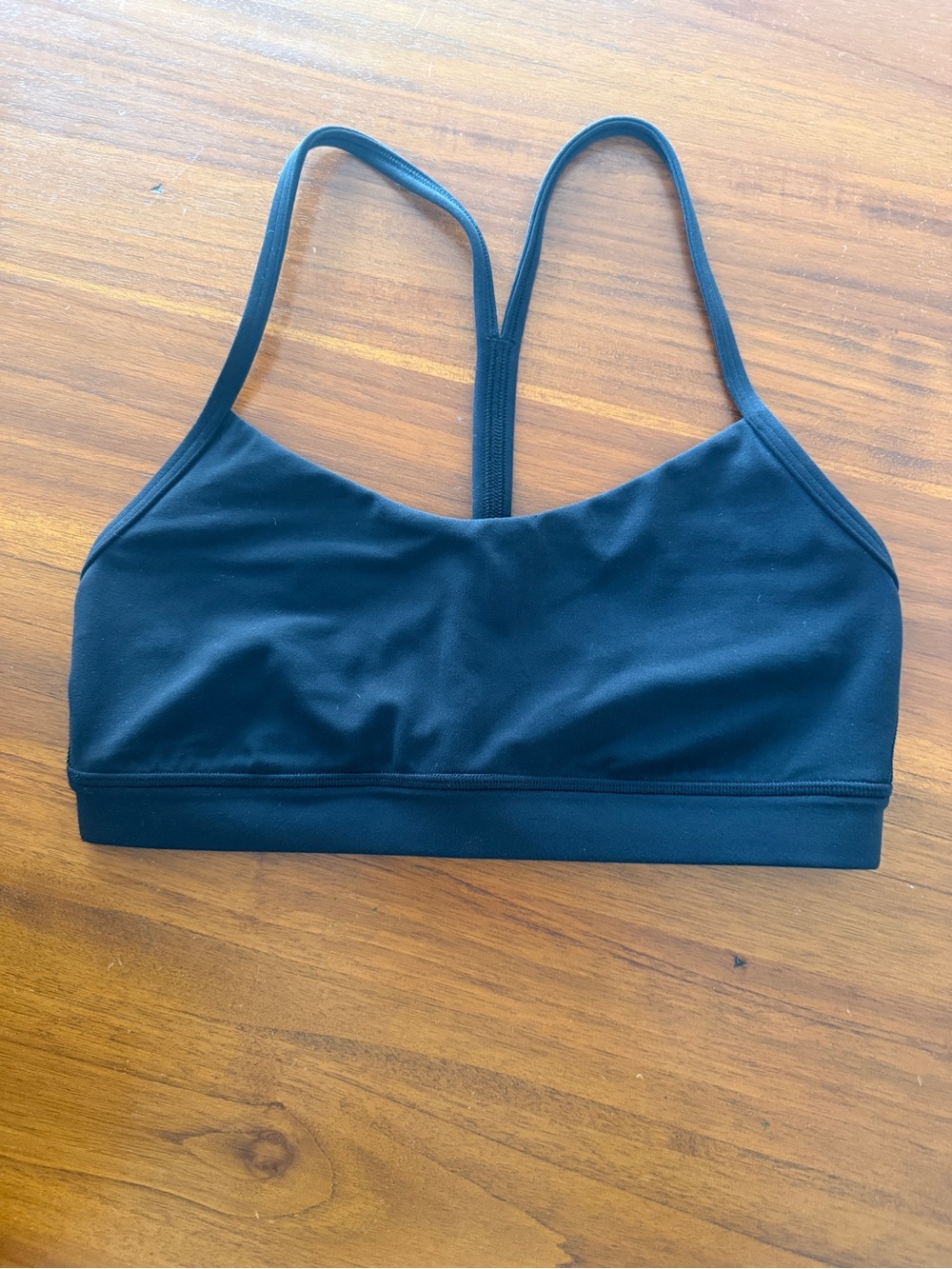 lululemon athletica Black Strappy Racerback Sports Bra